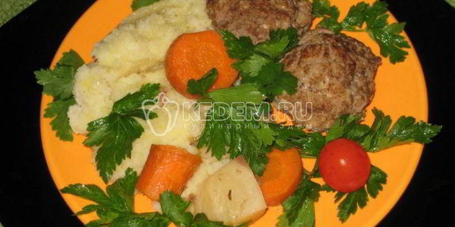 Рецепт котлет, тушеных с овощами