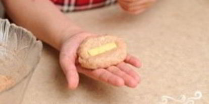 Шаг 4: куриных котлет с сыром