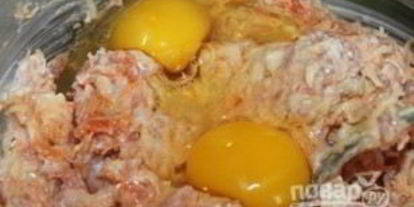 Шаг 4: куриных котлет с творожным сыром