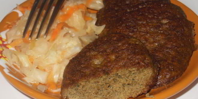 Рецепт печеночных котлет пышных