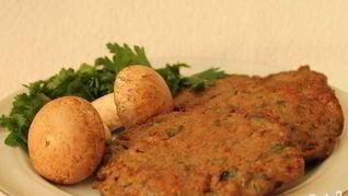 Рецепт Печеночных котлет с грибами