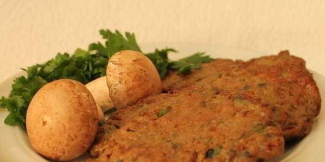 Рецепт печеночных котлет с грибами
