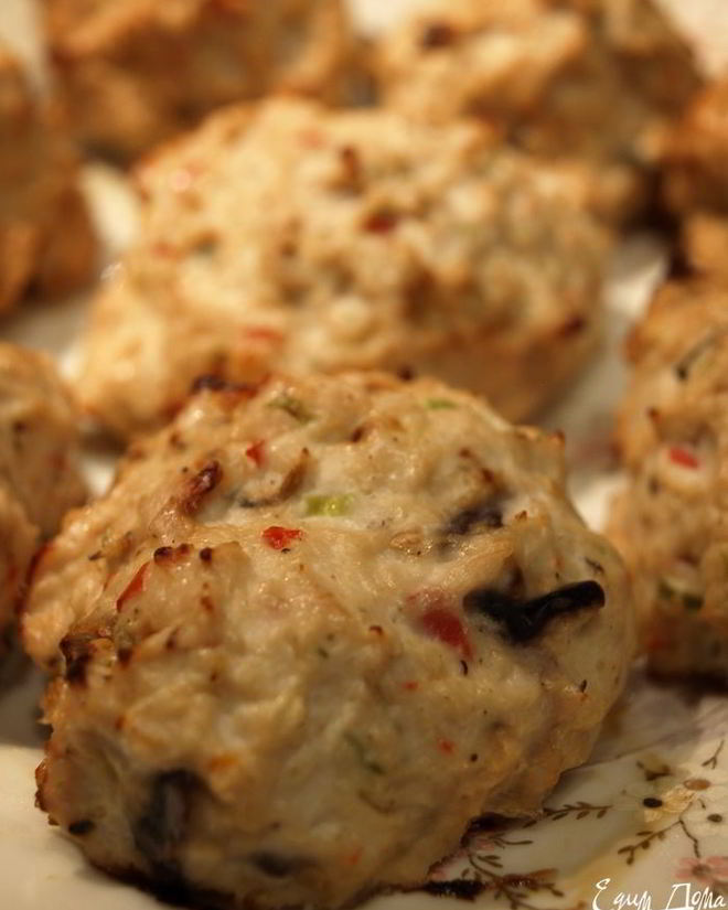 Рецепт печеных куриных котлеток