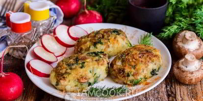 Шаг 12: постных картофельных котлет с грибами