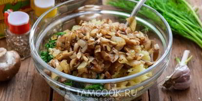 Шаг 8: постных картофельных котлет с грибами