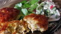 Рецепт Рубленых куриных котлет с сыром