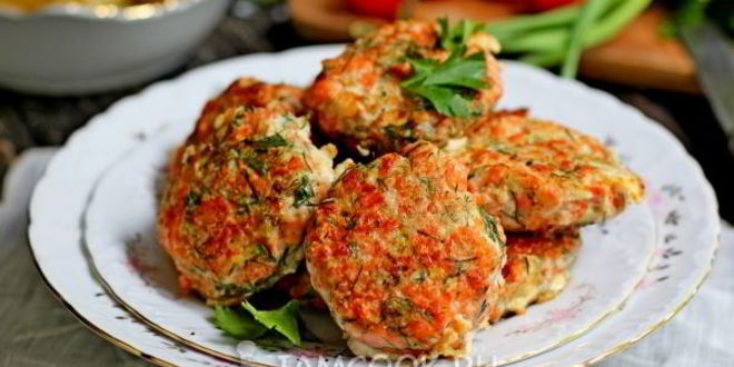 Рецепт рыбных котлет с укропом