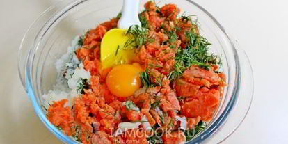 Шаг 6: рыбных котлет с укропом