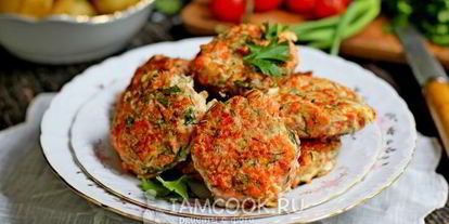 Шаг 8: рыбных котлет с укропом