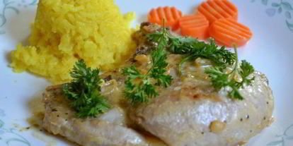 Шаг 3: свиных котлет с горчицея