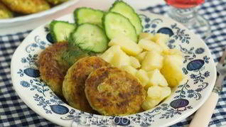 Рецепт Вегетарианских котлеток из кабачка и риса