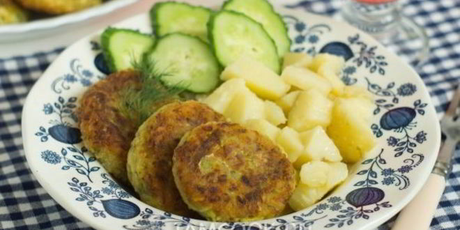 Рецепт вегетарианских котлеток из кабачка и риса