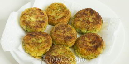 Шаг 9: вегетарианских котлеток из кабачка и риса