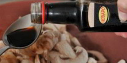 Шаг 2: лапши с курицей и грибами