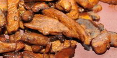 Шаг 3: лапши с курицей и грибами