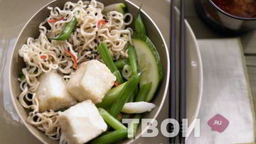 Рецепт Лапши с овощами
