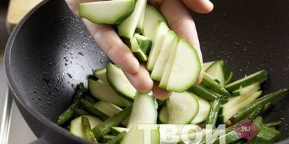 Шаг 6: лапши с овощами