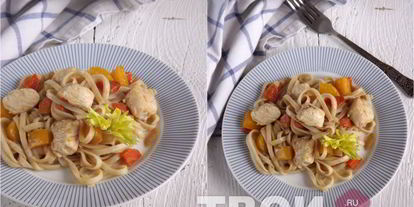 Шаг 7: лапши удон с курицей и овощами