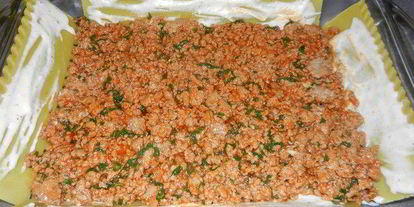 Шаг 5: быстрой мясной многослойной лазанья с творогом