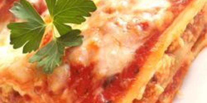 Рецепт Домашней лазанья с фаршем и творогом