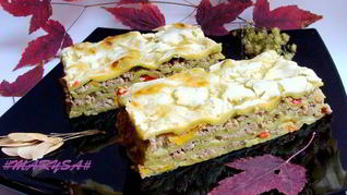 Рецепт Домашней зеленой лазанья