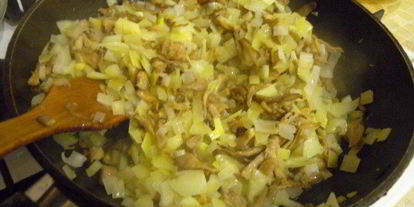 Шаг 3: грибной лазанья