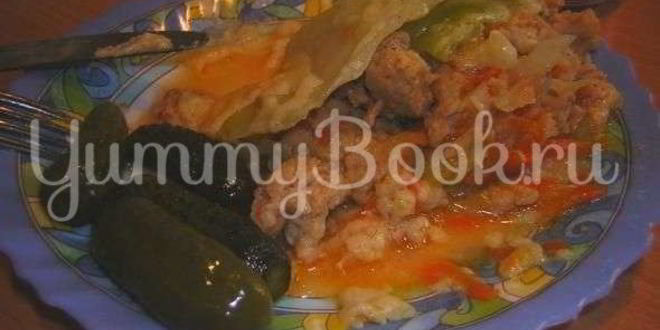 Рецепт капустной лазанья