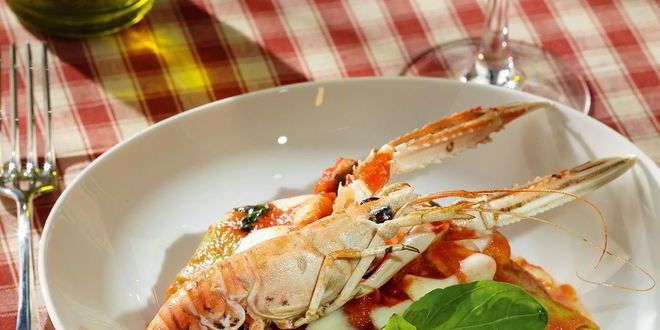 Рецепт лазаний frutti di mare со шпинатом