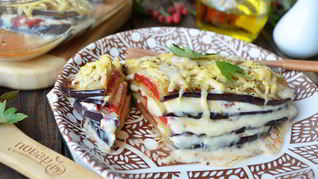 Рецепт Лазаний из баклажанов с сыром