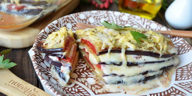Рецепт Лазаний из баклажанов с сыром