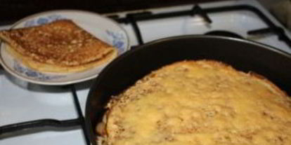 Шаг 4: лазаний из блинов