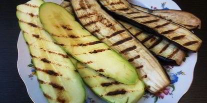 Шаг 1: лазаний из кабачков и баклажанов