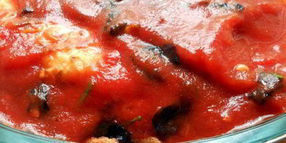 Шаг 10: лазанья из ржаных блинчиков с курицей, томатами и базиликом