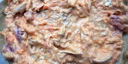 Шаг 9: лазанья из ржаных блинчиков с курицей, томатами и базиликом