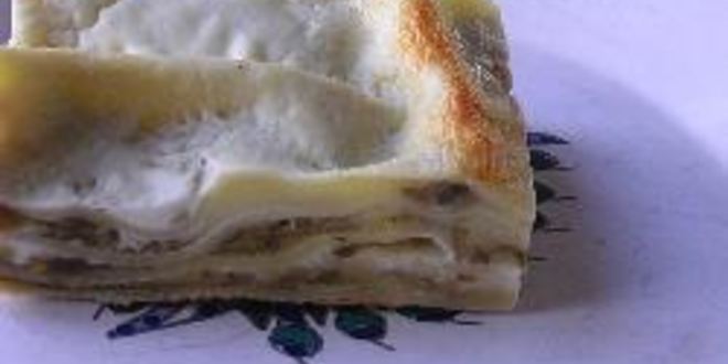 Рецепт лазаний с баклажанами и сливочным соусом