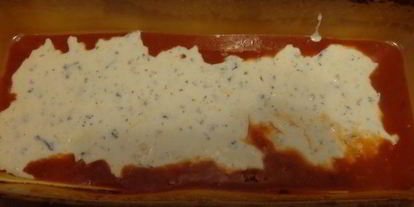 Шаг 3: лазаний с баклажанами, рикоттой и моцареллой