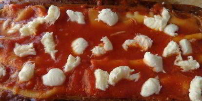 Шаг 8: лазаний с баклажанами, рикоттой и моцареллой