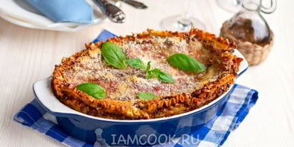 Шаг 19: лазаний с баклажанами