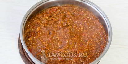 Шаг 12: лазаний с баклажанами