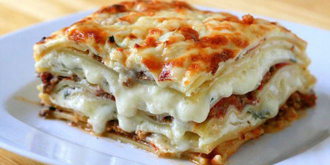 Рецепт лазаний с фаршем и грибами