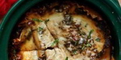 Шаг 4: лазаний с грибами и шпинатом