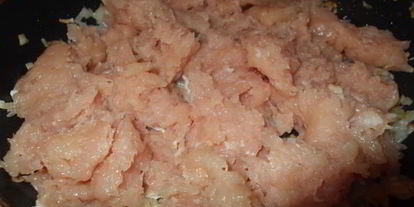 Шаг 1: лазаний с куриныма фаршема