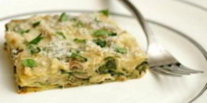 Шаг 5: лазаний с курицей, грибами и шпинатом