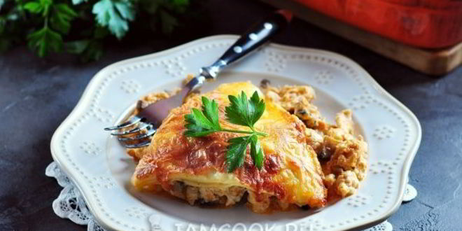 Рецепт лазаний с курицей