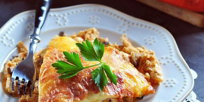 Шаг 14: лазаний с курицей