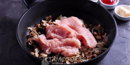 Шаг 4: лазаний с курицей