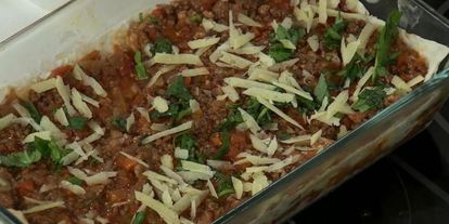 Шаг 5: лазаний с лавашом