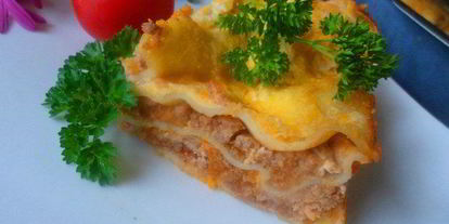 Шаг 6: лазаний с мясным фаршем и овощами