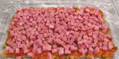 Шаг 13: лазаний с помидорами, сыром и ветчиной