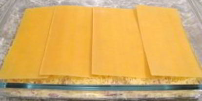 Шаг 16: лазаний с помидорами, сыром и ветчиной